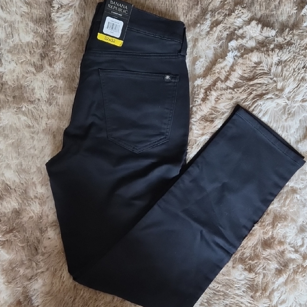 Banana Republic Midnight Black Soft Denim